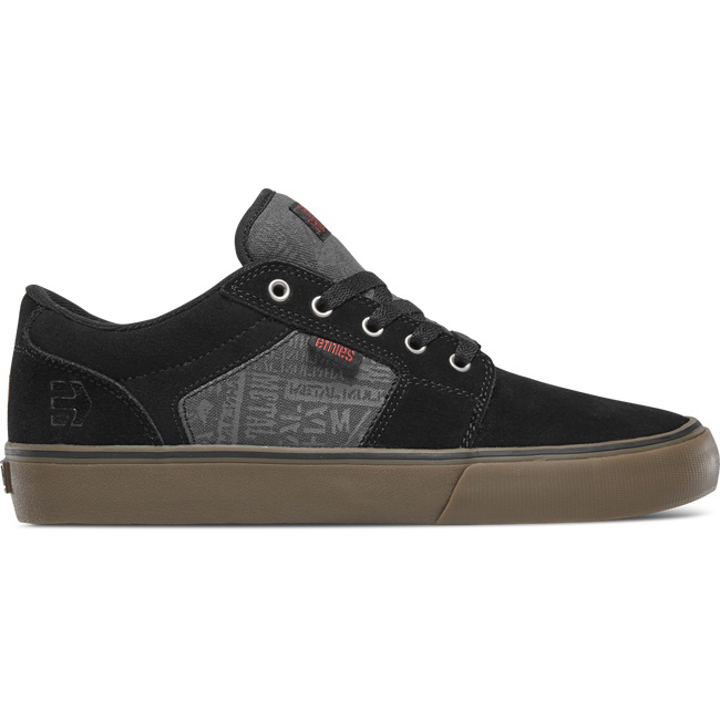 Etnies Metal Mulisha Barge Ls Miesten Kengät Mustat/Harmaat | 28395ZMLV